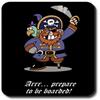 Art Plates Peg Leg Brand Mouse Pad view 1