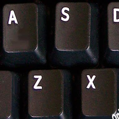 English US Keyboard Stickers with Non Transparent Black Background for Computer LAPTOPS Desktop