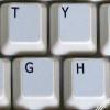 English US Non Transparent Grey BACKGROUBD Keyboard Stickers for LAPTOPS Desktop Computers Keyboards view 1