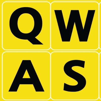 English US Large Lettering (Upper CASE) Keyboard Label Yellow BACKGROUBD Non Transparent for Computer LAPTOPS Desktop