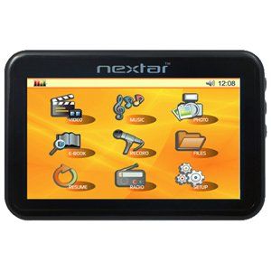 Nextar K40 Flash Portable Media Player Black TFT Screen Sd/mmc Card Slot