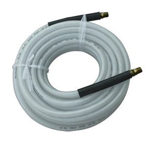 Interstate Pneumatics HA16-025 Clear PVC Hose 3/8 Inch 25 feet 300 PSI 4:1 Safety Factor