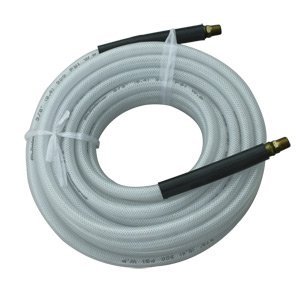 Interstate Pneumatics HA16-025 Clear PVC Hose 3/8 Inch 25 feet 300 PSI 4:1 Safety Factor