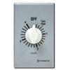 Intermatic FF4H 4-Hour Spring Loaded Wall Timer SPST No Hold - Enhance Energy Efficiency with Universal Compatibility - Automatic Timer for Effortless Control, Brushed Metal Finish view 1