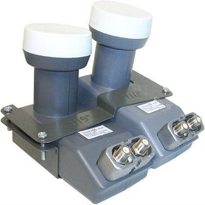 110/119 or 91/82 DUAL TWIN Metal Satellite Bracket perfect for: FTA, dish network or bell express VU