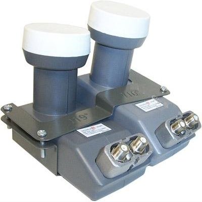 110/119 or 91/82 DUAL TWIN Metal Satellite Bracket perfect for: FTA, dish network or bell express VU