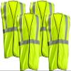 OccuNomix ECO-G-Y2/3X High Visibility Value Solid Standard Hook & Loop Safety Vest, Class 2, 100% ANSI Polyester Tricot, 2X-Large / 3X-Large, Yellow view 1