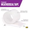 MD Building Metal Decor Weatherseal Tape for Windows and Vents, 100ft view 2