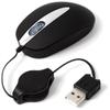 Groovy GM-OP810BK Retractable Optical Mouse, Black view 1