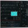 4Keyboard Danish Netbook Keyboard Stickers Black Background view 2