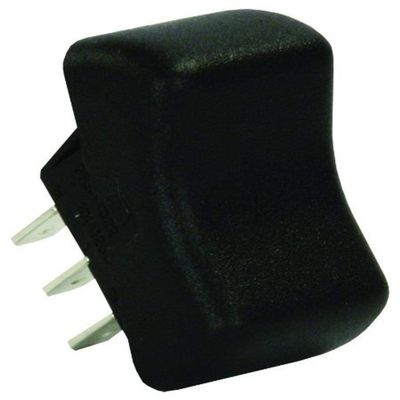 JR Products 12265 Black SPDT Momentary-On/Off/Momentary-On Switch