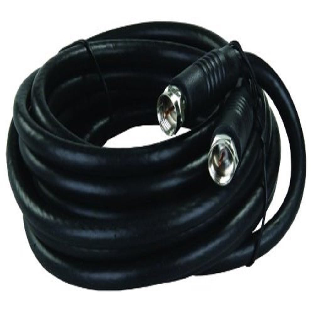 JR Products 47445 RG6 Exterior HD/Satellite Cable - 12'