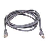 1FT CAT5E Gray Snagless Patch Cord Taa