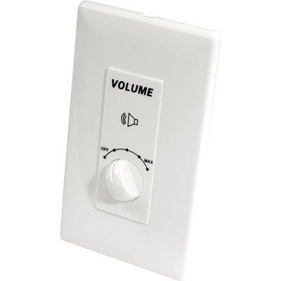 Pyle PVC3 High Power In-Wall Stereo Volume Control with Built In Relay Circuit (White)