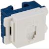 Panasonic WNT15669W Embedded Telephone Modular Jack, 6 Poles, 6 Cores, Full Terminal, White view 1