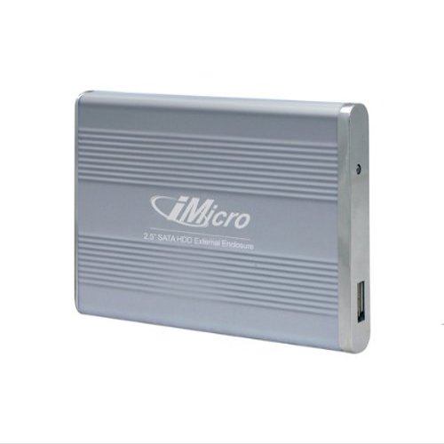 iMicro USB 2.0 250 GB Portable External Hard Drive IM25SF250SI IM25SF250SI (Silver)