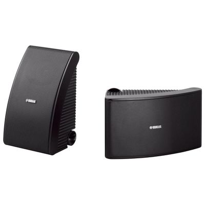 Yamaha NS-AWS592BL 150 Watt 6.5 Inch Cone Indoor/Outdoor All-Weather Speakers (1 Pair, Black)