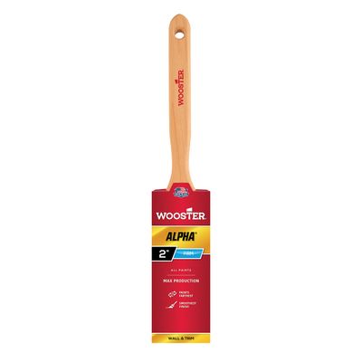 Wooster 912-0042320020 Brush 4232-2 Alpha Flat Sash Paintbrush, 2-Inch, 2 Inch, Multicolor