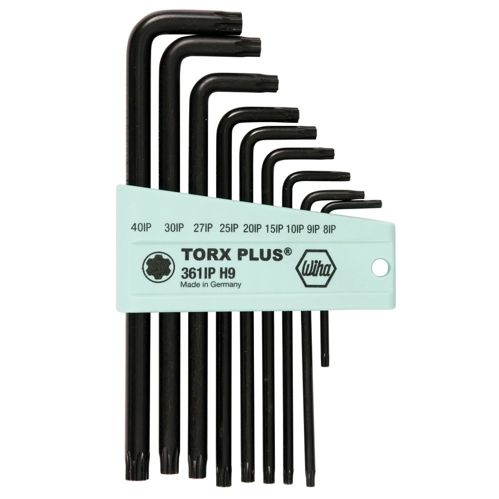 Wiha 36691 Torx Plus L-Key, Long Arm, 9 Piece