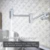 Gerber Parma 22 in. Wall Mount Pot Filler Faucet, Chrome view 4
