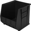 Akro-Mils AkroBins Stackable Plastic Storage Organizer Bins, Black, 3-Pack view 1