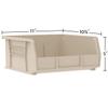 Akro-Mils 30235 AkroBins Plastic Storage Bins, 11"x11"x5", Yellow, 6-Pack view 2