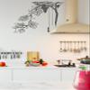Kitchen Wall Decor. Decal for Dinning Room. Bathroom Wall Decor. Grape Vine Floral Decoration. Restaurant Decor. #276 view 2
