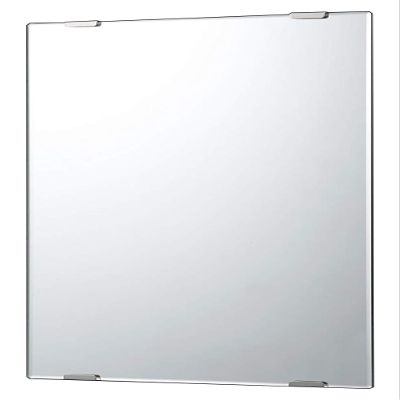 Topre N-5 Bath Mirror, Replacement Mirror, Approx. Height 18.0 x Width 14.4 inches (45.7 x 36.3 cm), Thickness 0.2 inches (5 mm), Moisture Resistant, Easy Installation, Made in Japan, 1 Piece