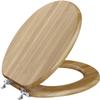 Comfort Seats C3B2R220BN Toilet Seat, Round, Rattan Bamboo view 1
