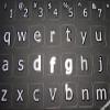 English Us Large Lettering (Lower case) Non Transparent Black Background Keyboard Computer Stickers view 3