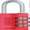 ABUS AB145/30 ROJO Padlock, Red, 30 view 1
