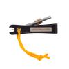 Dr. Slick Nipper w/Pin, File & Knot Tyer, 2", High Grade Japanese Stainless Steel, Black view 3