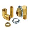 Krowne 21-190L Wall Faucet Mounting Kit for Pre-Rinse Units Includes (2) 1/2" NPT x 1/2" NPS Brass Elbows, (2) Nipples, (2) Lock Nuts, Rosettes & Gaskets, Low Lead Compliant view 1