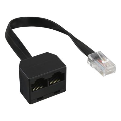 InLine 69933 0.15 m Black Network Cable  (0.15 m, Black)