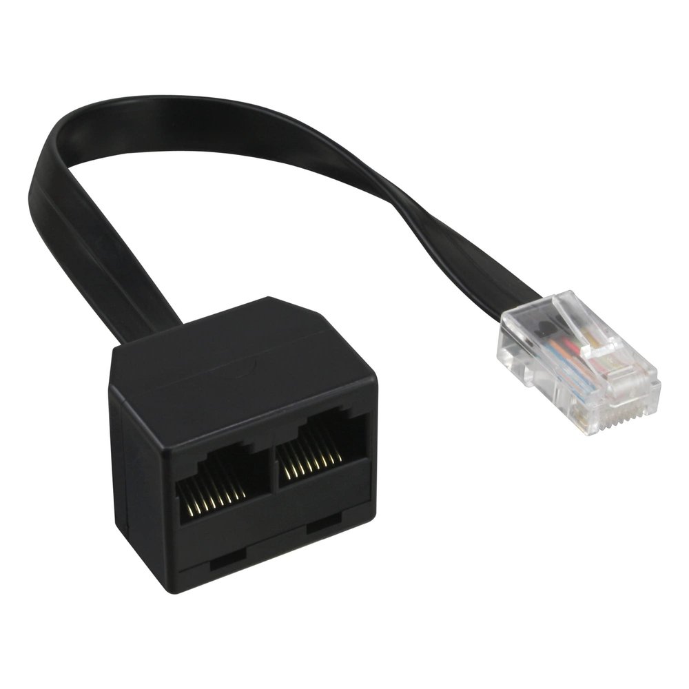 InLine 69933 0.15 m Black Network Cable  (0.15 m, Black)