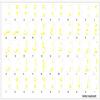 Arabic New Keyboard Stickers with Yellow Lettering Transparent Background for Desktop, Laptop, Notebook view 2