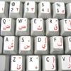 Arabic-English Non-Transparent Keyboard Sticker White Background for Desktop, Laptop and Notebook view 3