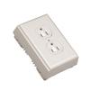 Legrand Wiremold NM2-D Nonmetallic Plastic Raceway for Extending Power, Outlet Kit with Wall Plate, Ivory (1 Pack) view 1