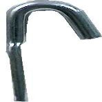 Hampton Small Zinc-Plated Silver Steel 3.75 in. L Rope Binding Hook 300 lb. 1 pk