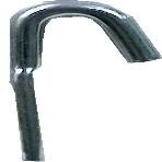 Hampton Small Zinc-Plated Silver Steel 3.75 in. L Rope Binding Hook 300 lb. 1 pk