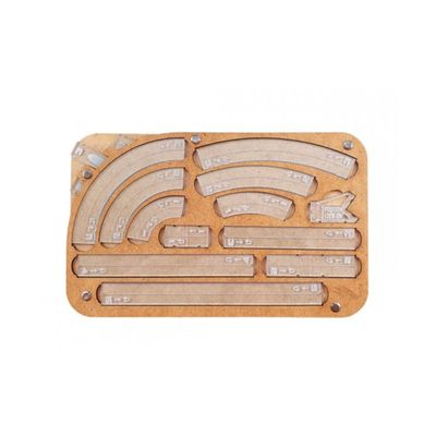 Micro Art Studio Space Fighter Maneuver Tray - Light Blue