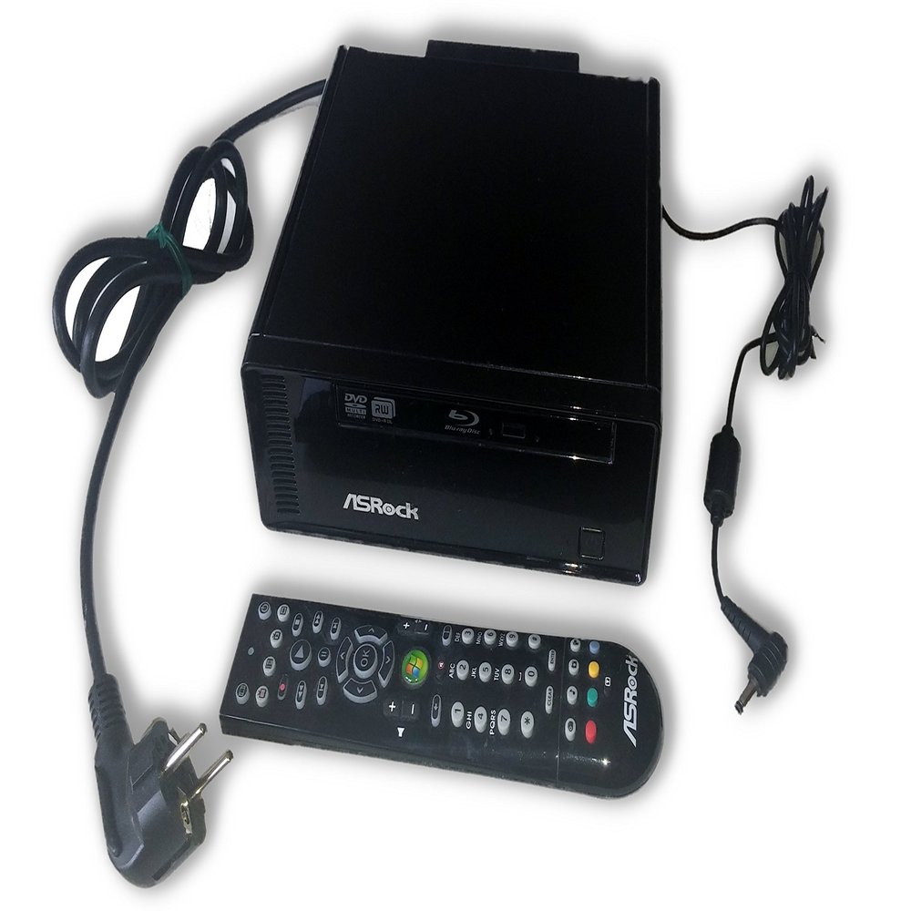 Asrock Intel Dual Core Atom Wireless LAN Barebone ION 330HT-BD (Black)