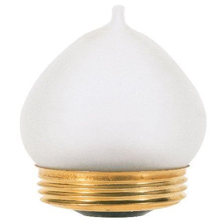 Satco S3267 120V Medium Base 25-Watt CA10 Light Bulb, Frosted