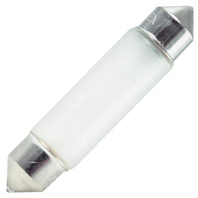 Bulbrite 715635 - 5 Watt Xenon Festoon Light Bulb, 12 Volt, T3-1/4, Frosted