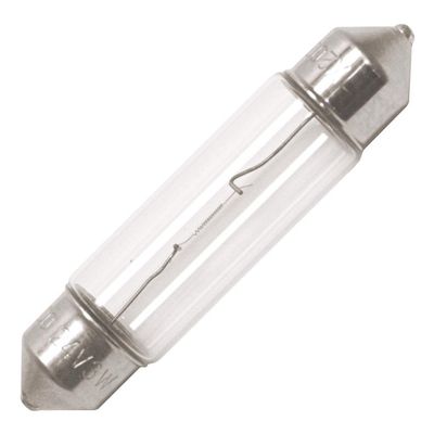 Bulbrite 715604 - 3 Watt Xenon Festoon Light Bulb, 24 Volt, T3-1/4, Clear