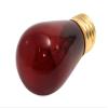 Bulbrite 11W 130V S14 Transparent Red Sign or Indicator Bulb, E26 Base view 1