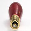 Bulbrite 11W 130V S14 Transparent Red Sign or Indicator Bulb, E26 Base view 4