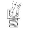 Birzman TL-BR-015 TWO-WAY T-HANDLE BALL POINT HEXKEY 0.1 inch (2.5 mm) view 2