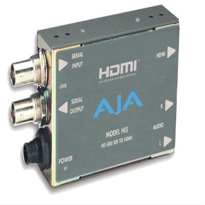 AJA Hi5 HD-SDI/SDI to HDMI Video and Audio Converter