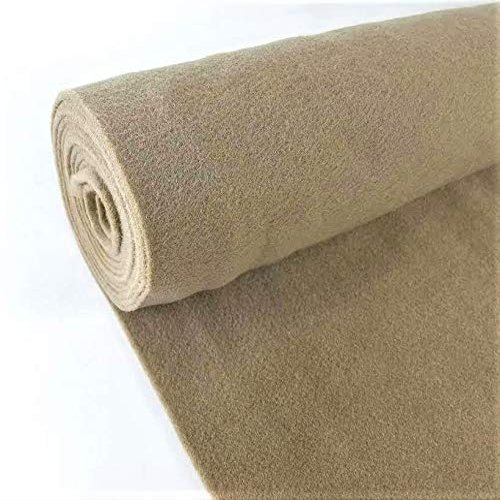 Absolute C48TAN 50 Yards (150 Feet) Length X 4' Wide Tan/Cream Carpet for Speaker, Sub Box Carpet, RV, Boat, Marine, Truck, Car, Trunk Liner, PA DJ Speaker, Box, Upholstery Liner Carpet
